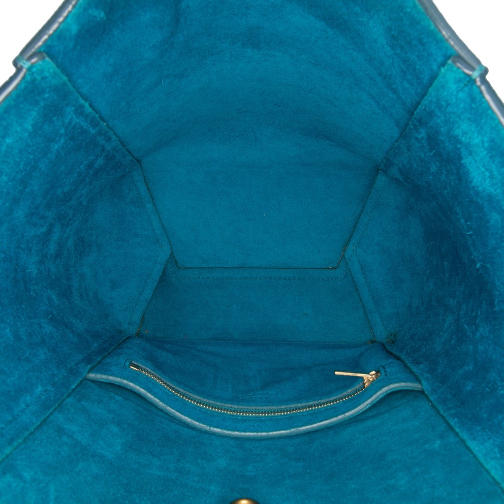 Celine Small Soft Grained Calfskin Seau Sangle Bucket Bag - 4