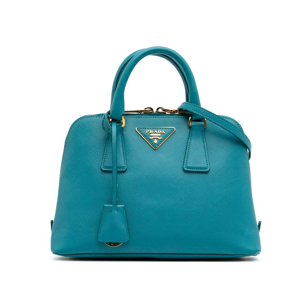 Prada Small Saffiano Lux Promenade Satchel