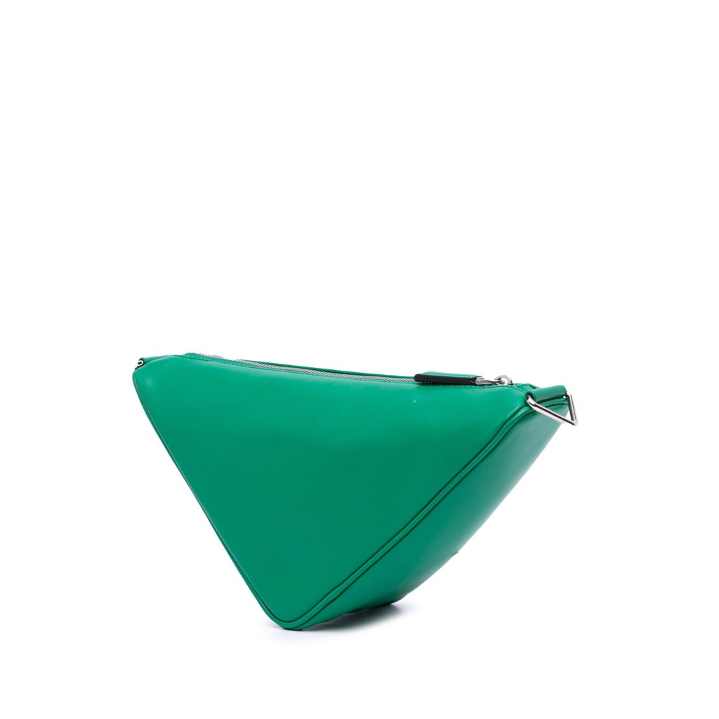 Prada Soft Calfskin Triangle Crossbody - 2