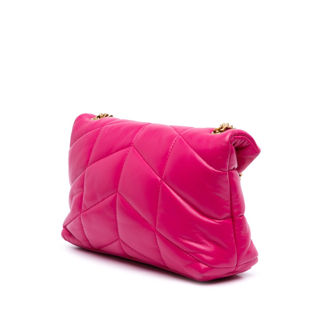 Saint Laurent Toy Lambskin Loulou Puffer Crossbody - 2