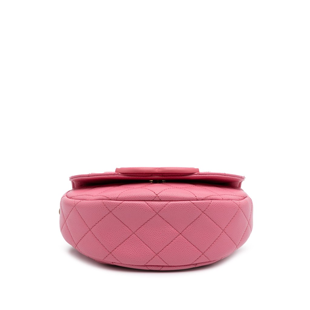 Chanel Mini CC Quilted Caviar Messenger Flap - Image 6