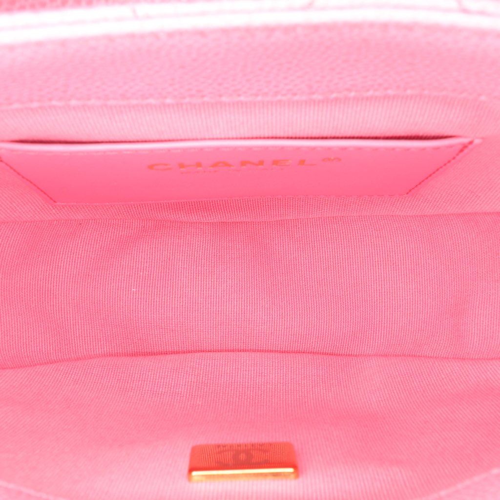 Chanel Mini CC Quilted Caviar Messenger Flap - 4