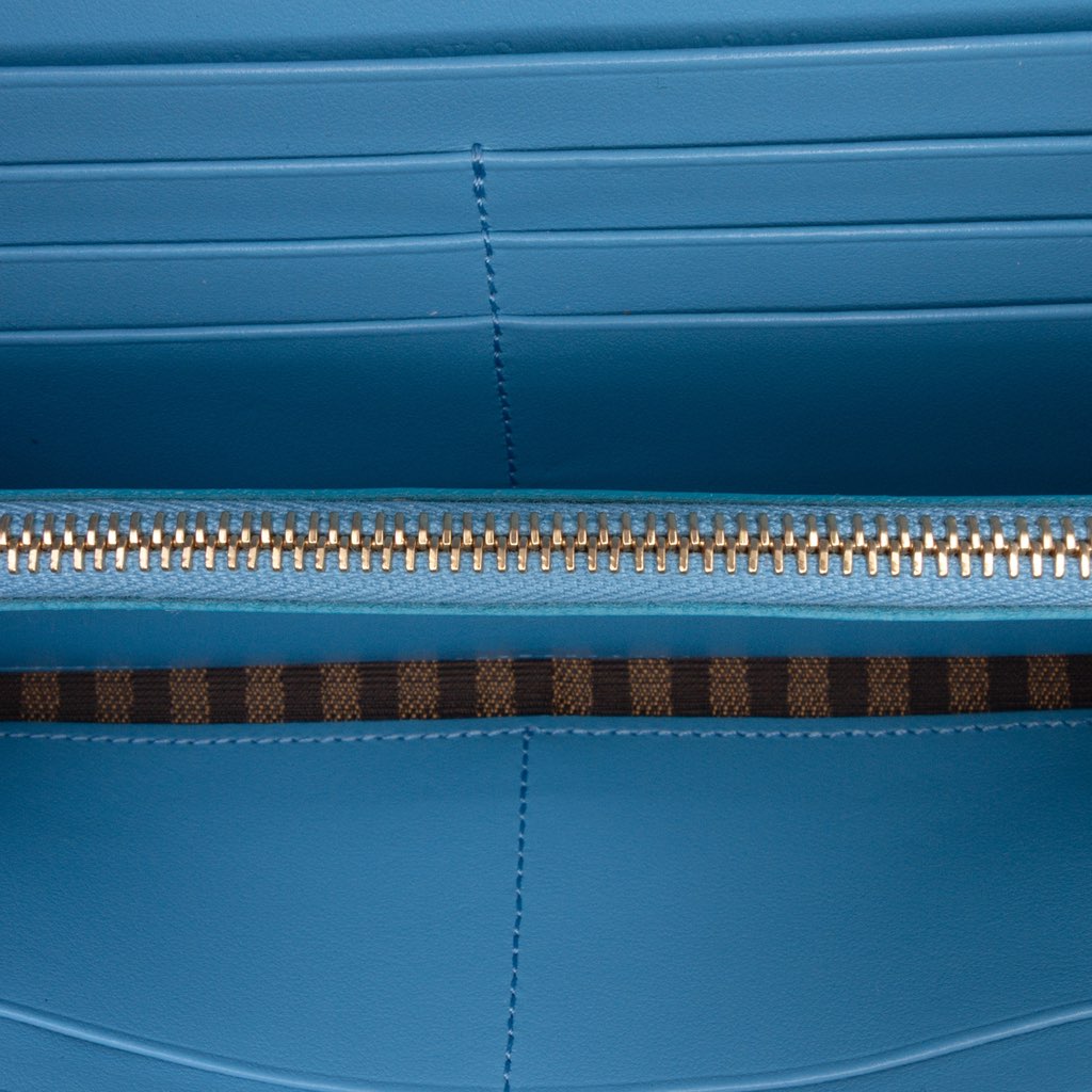 Fendi Sarah Coleman Micro FF Embossed Calfskin Fish Eye Vertigo Wallet On Chain - 4