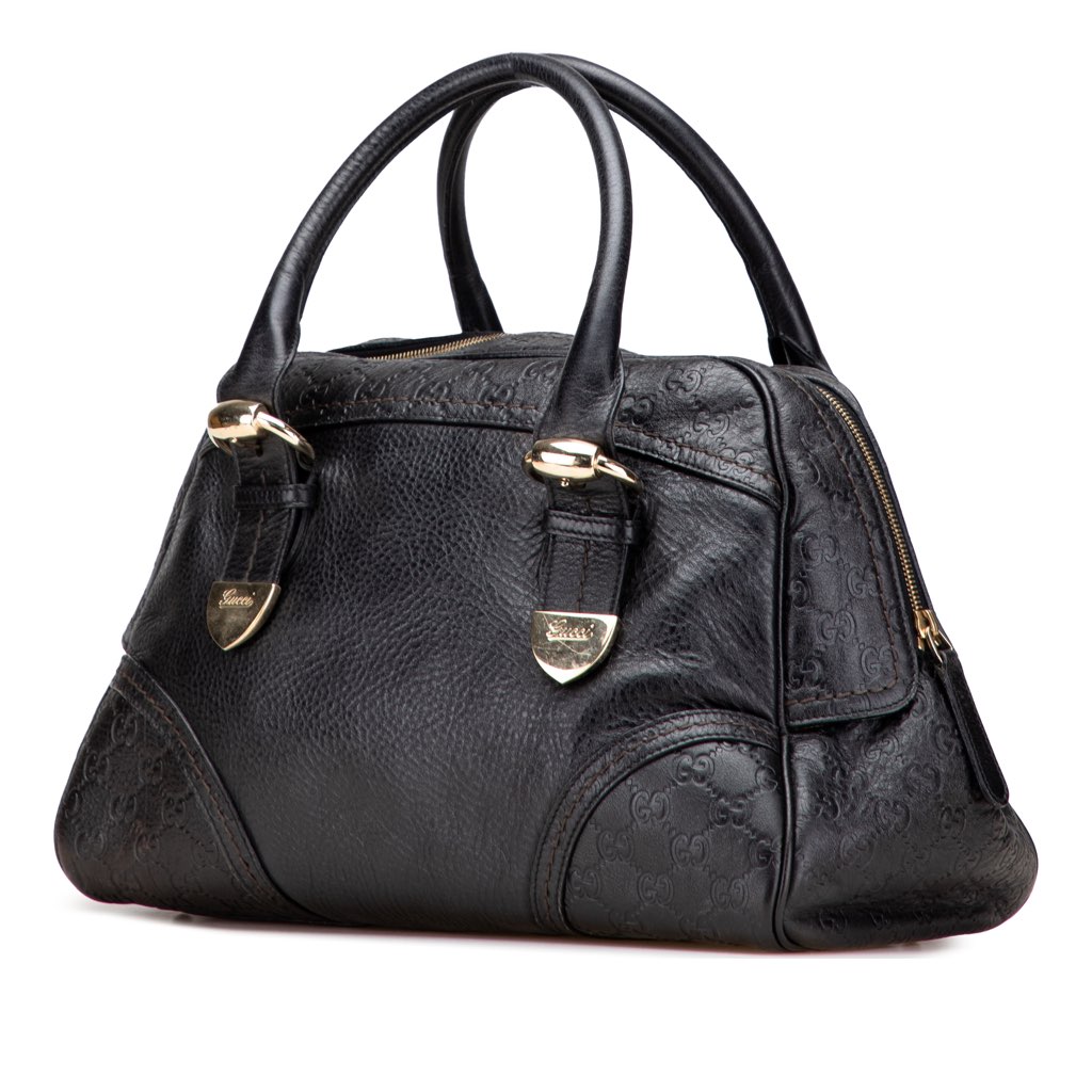 Gucci Large Guccissima Trimmed Leather Signoria Dome Handbag - 2