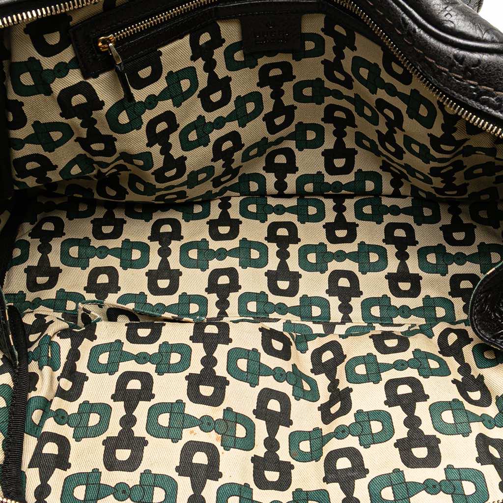 Gucci Large Guccissima Trimmed Leather Signoria Dome Handbag - 4