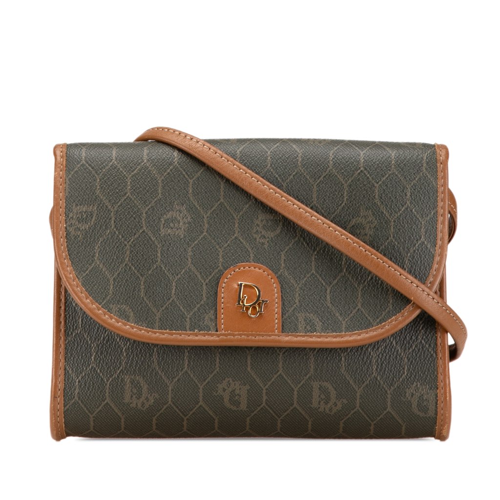 Dior Honeycomb Coated Canvas Crossbody