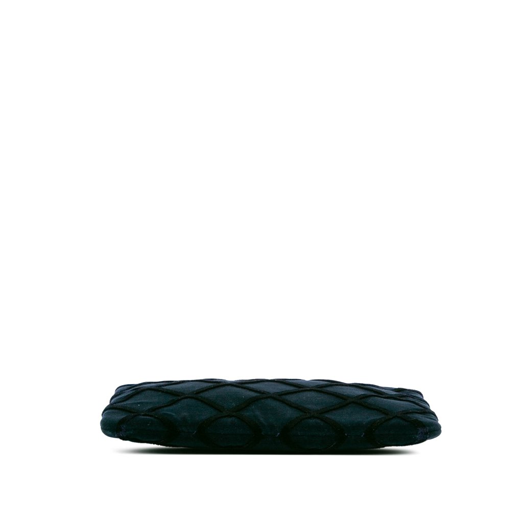 Chanel Medium CC Quilted Velvet O Case Clutch - 3