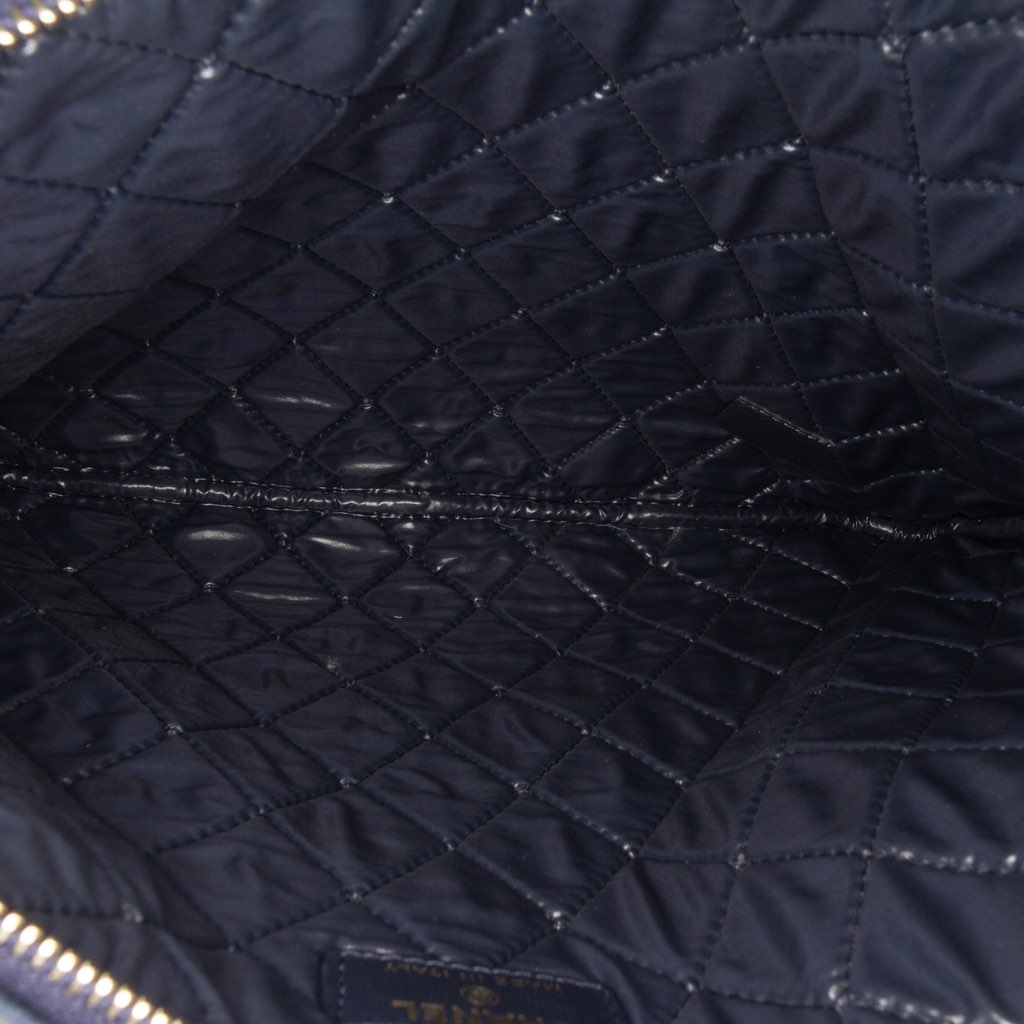 Chanel Medium CC Quilted Velvet O Case Clutch - 4