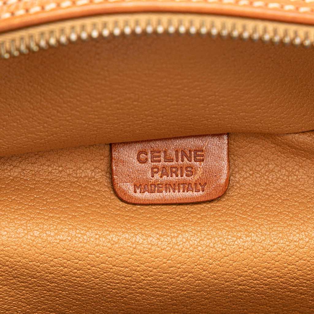 Celine Macadam Coated Canvas Vanity Bag - 5