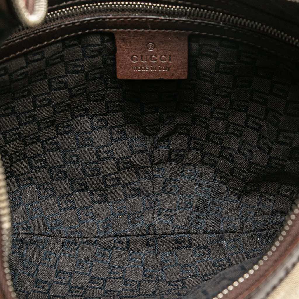 Gucci Web Canvas Reins Hobo - 4
