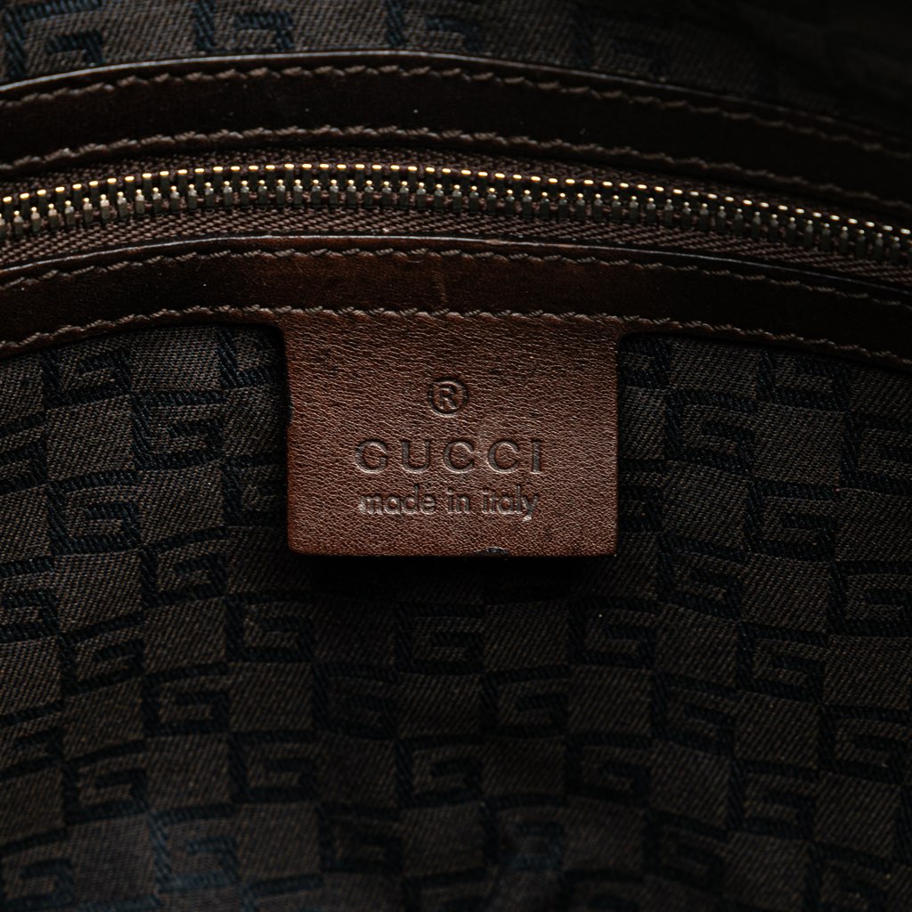 Gucci Web Canvas Reins Hobo - 5