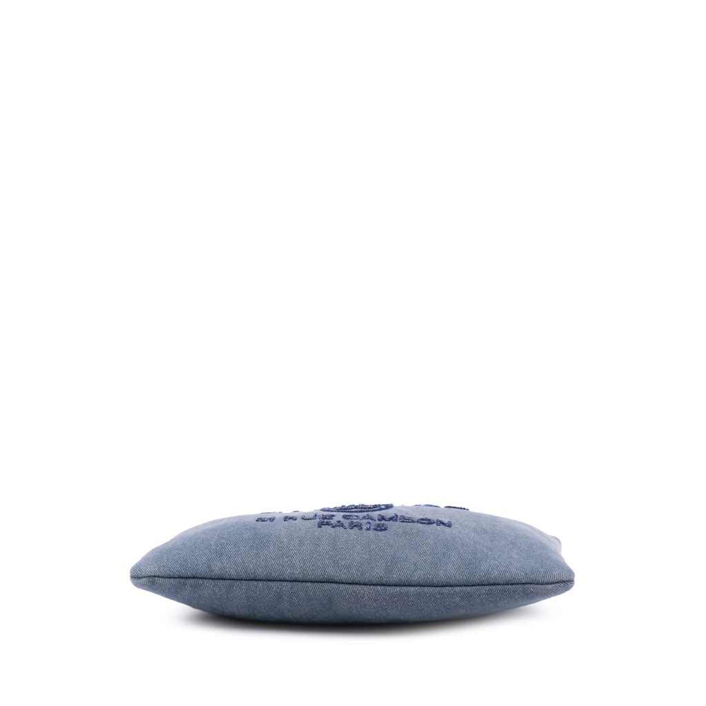 Chanel Medium Denim Sequin Deauville O Case Clutch - 3