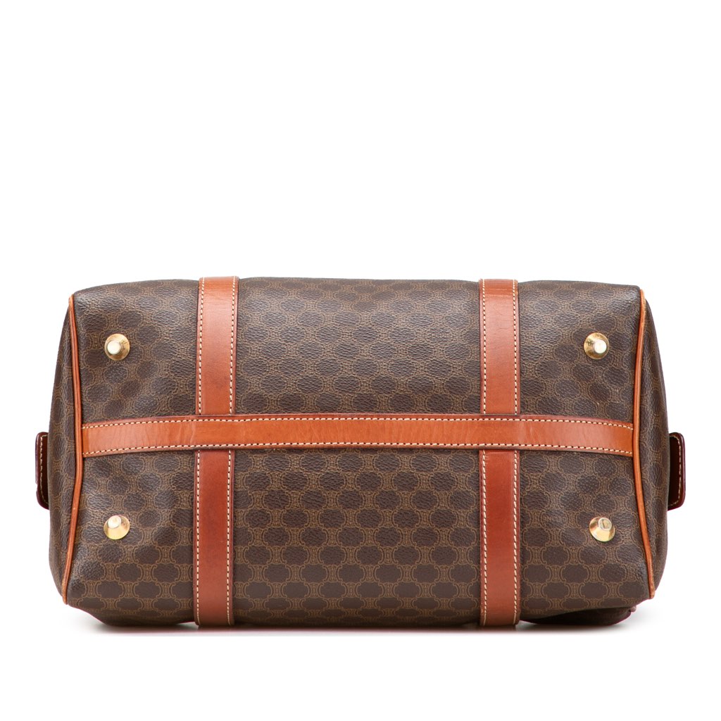 Celine Macadam Coated Canvas Boston Bag - 3