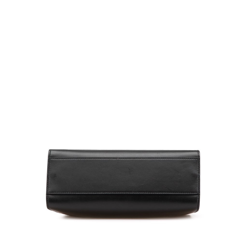 Gucci Small Leather Bamboo Nymphaea Satchel - 3