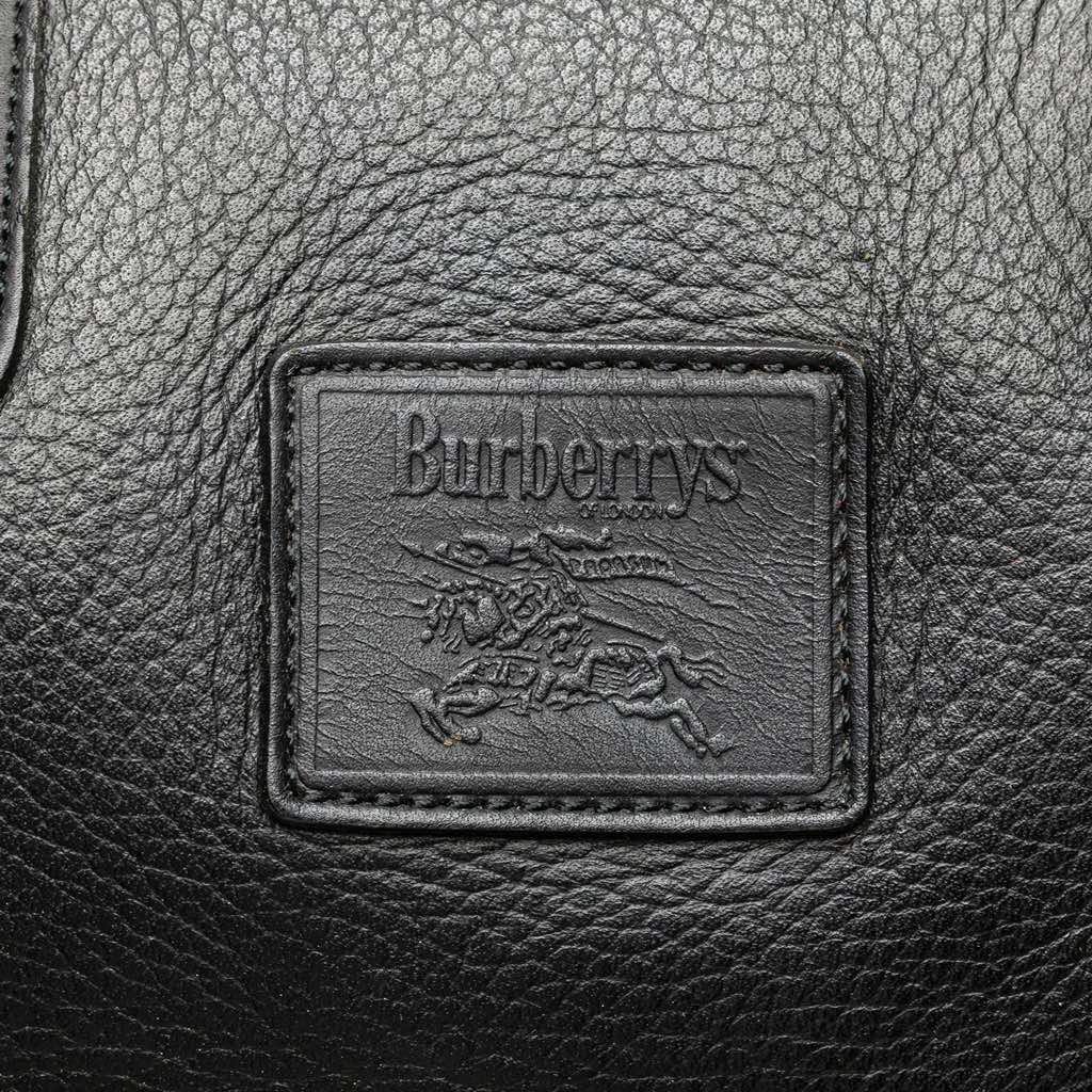 Burberry Leather Boston - 5