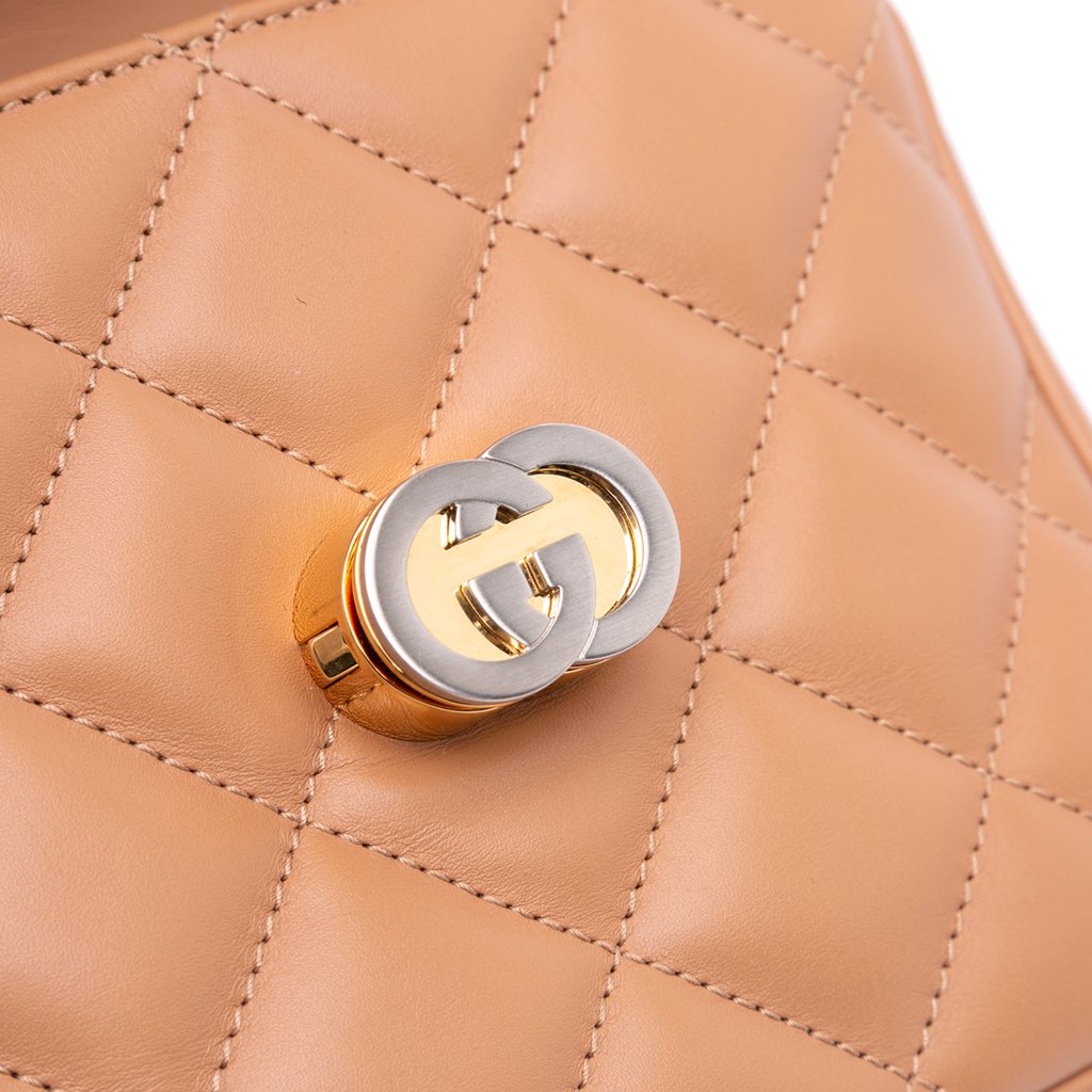 Gucci Mini Leather Deco Chain Shoulder Bag - Image 10