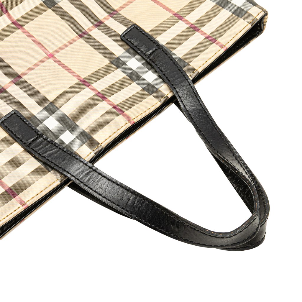Burberry House Check Coated Canvas Tote - Image 11