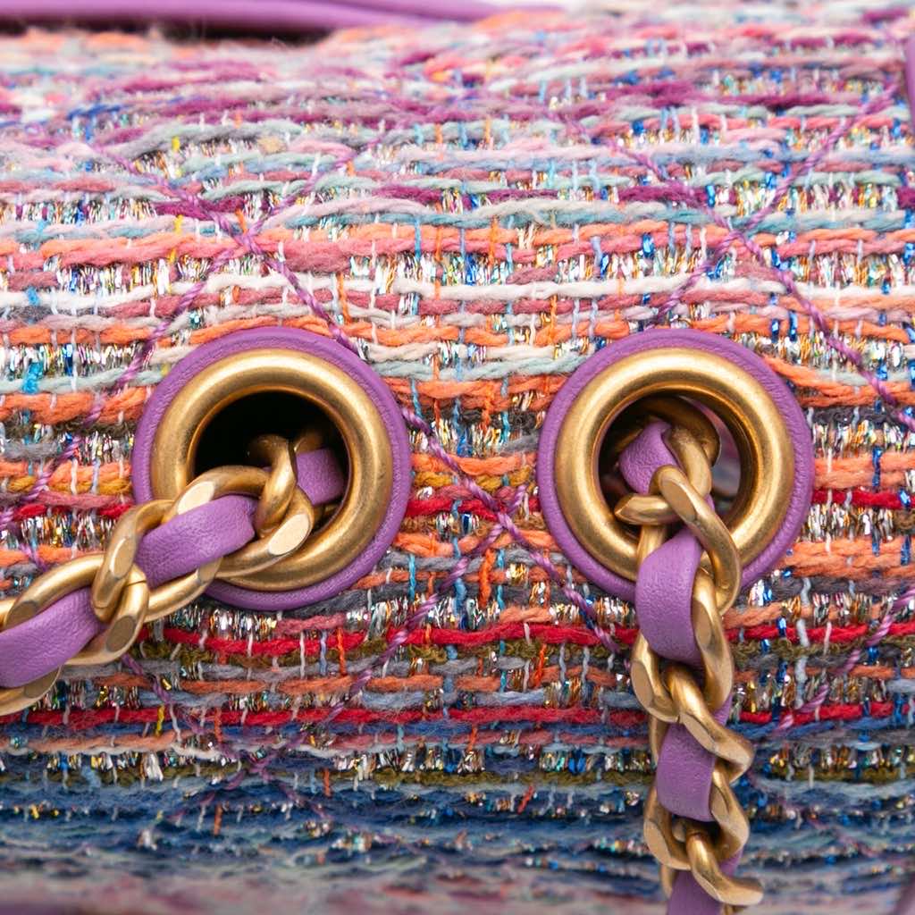 Chanel Medium Tweed CC Filigree Flap - Detail 2