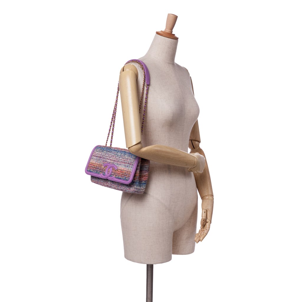 Chanel Medium Tweed CC Filigree Flap - Image 12