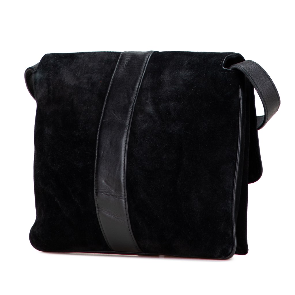 Gucci Medium Suede Arli Crossbody - Back view