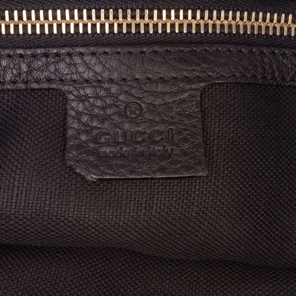 Gucci Large Calfskin Bamboo Shopper Satchel - 5