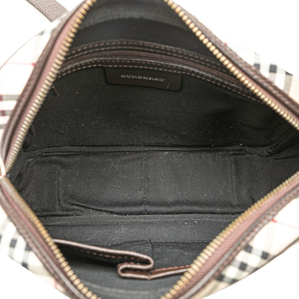Burberry Nova Check Canvas Crossbody - 4