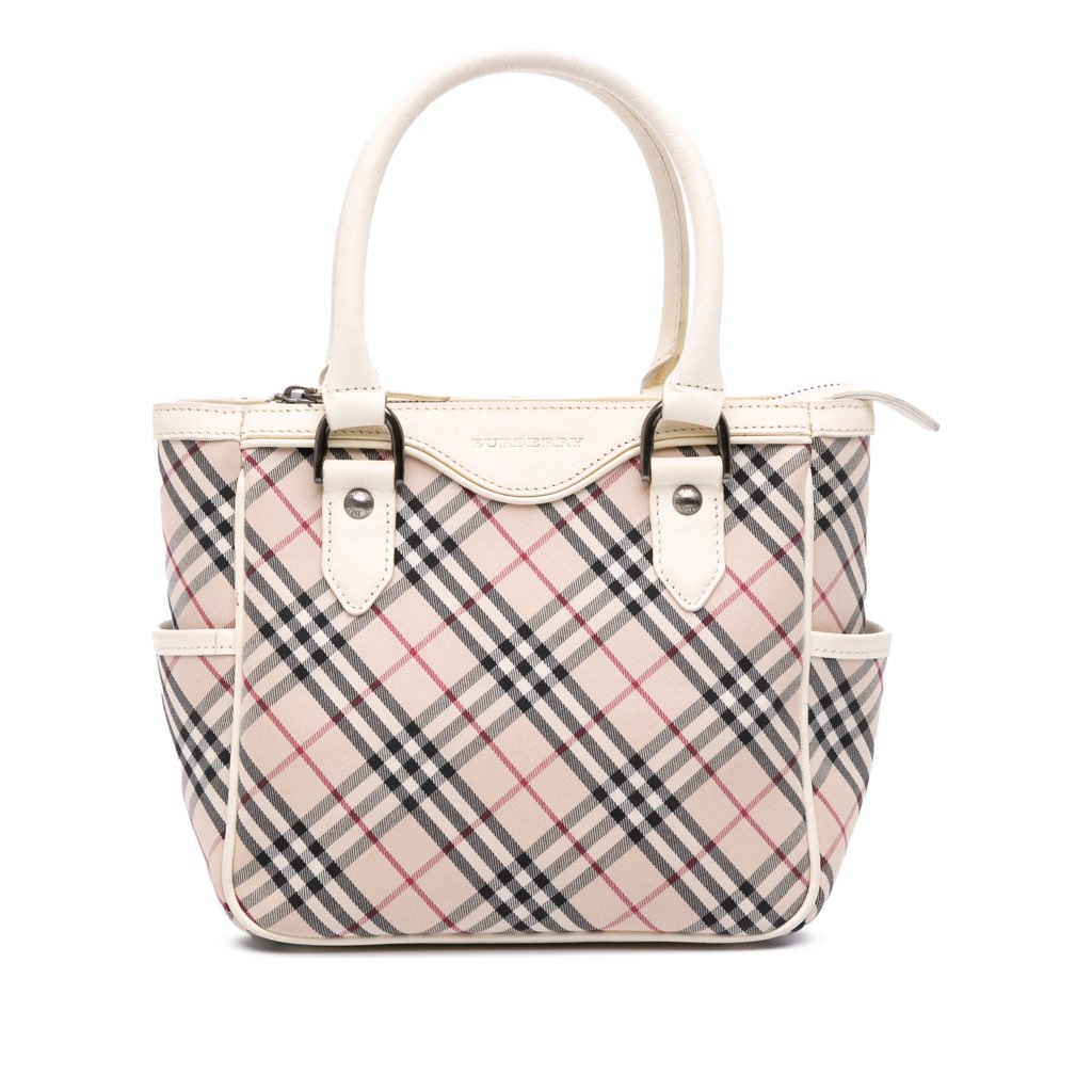 Burberry Nova Check Canvas Handbag