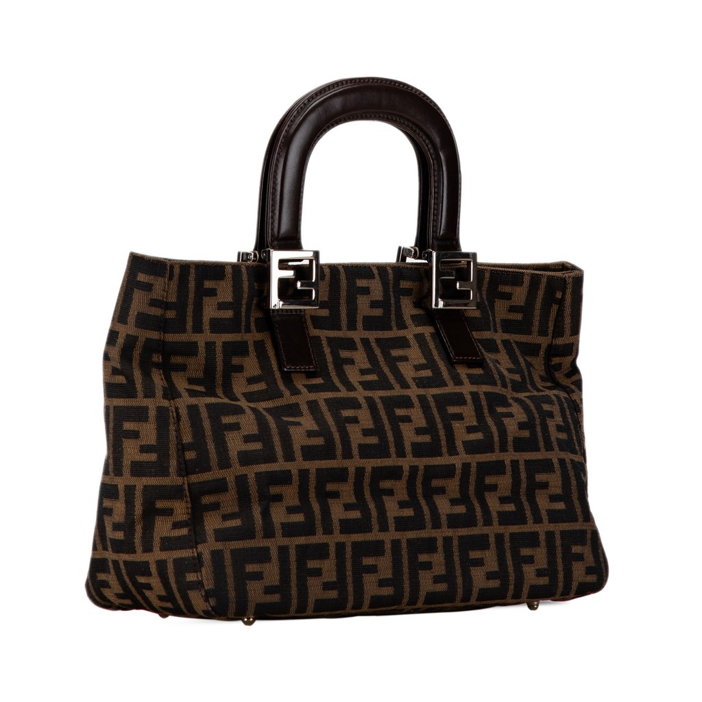 Fendi Small Zucca Canvas Twins Tote - 2