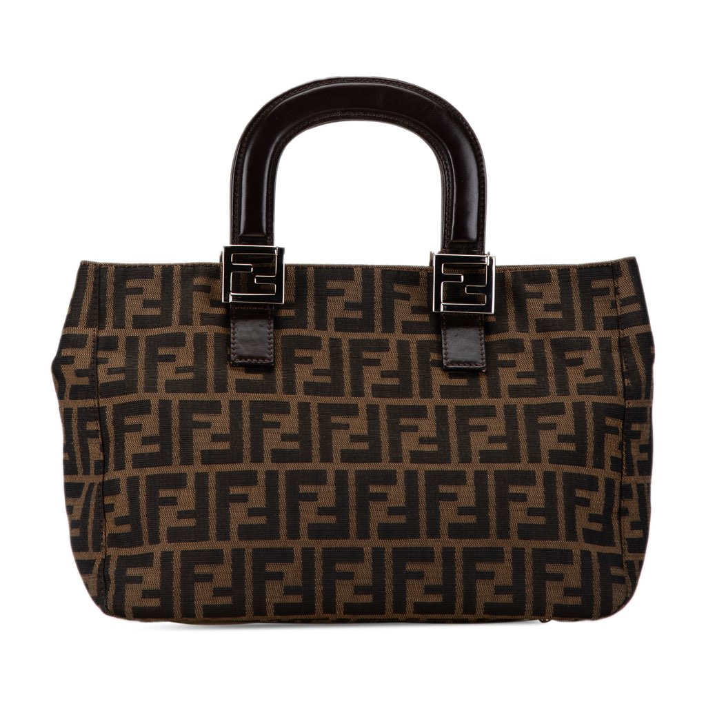 Fendi Small Zucca Canvas Twins Tote - 3