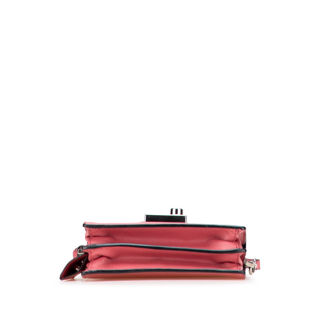 Prada Mini Saffiano Lux Sound Satchel - Image 6