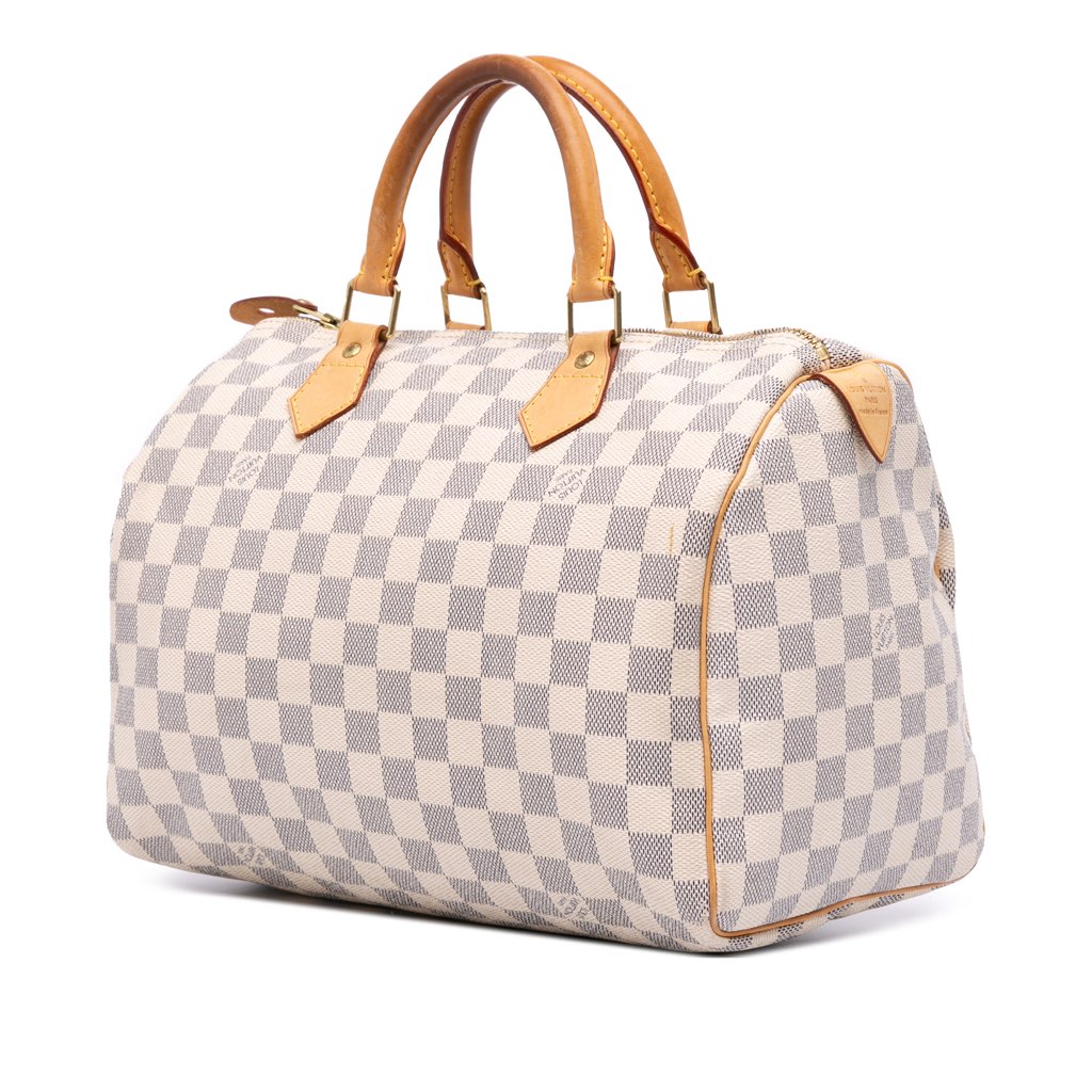Louis Vuitton Damier Azur Speedy 30 - Back view