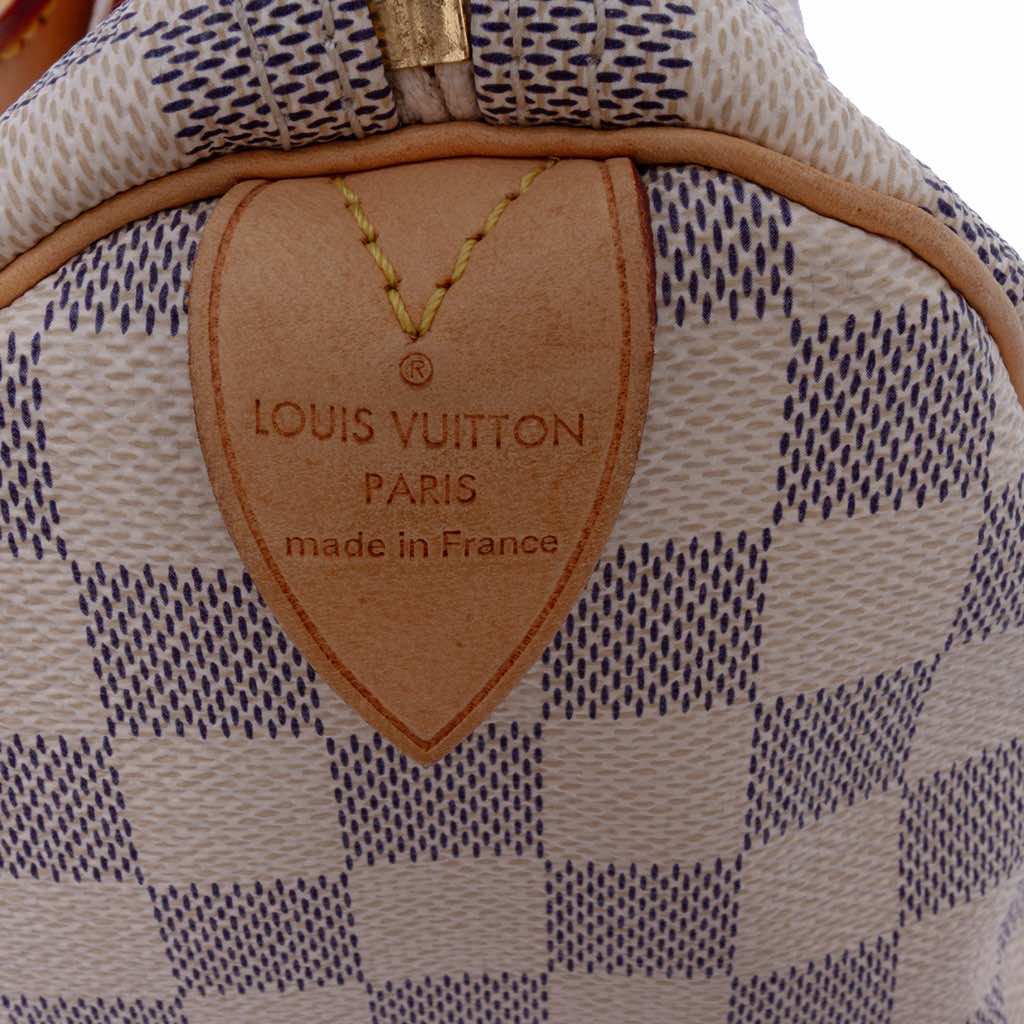 Louis Vuitton Damier Azur Speedy 30 - Side view