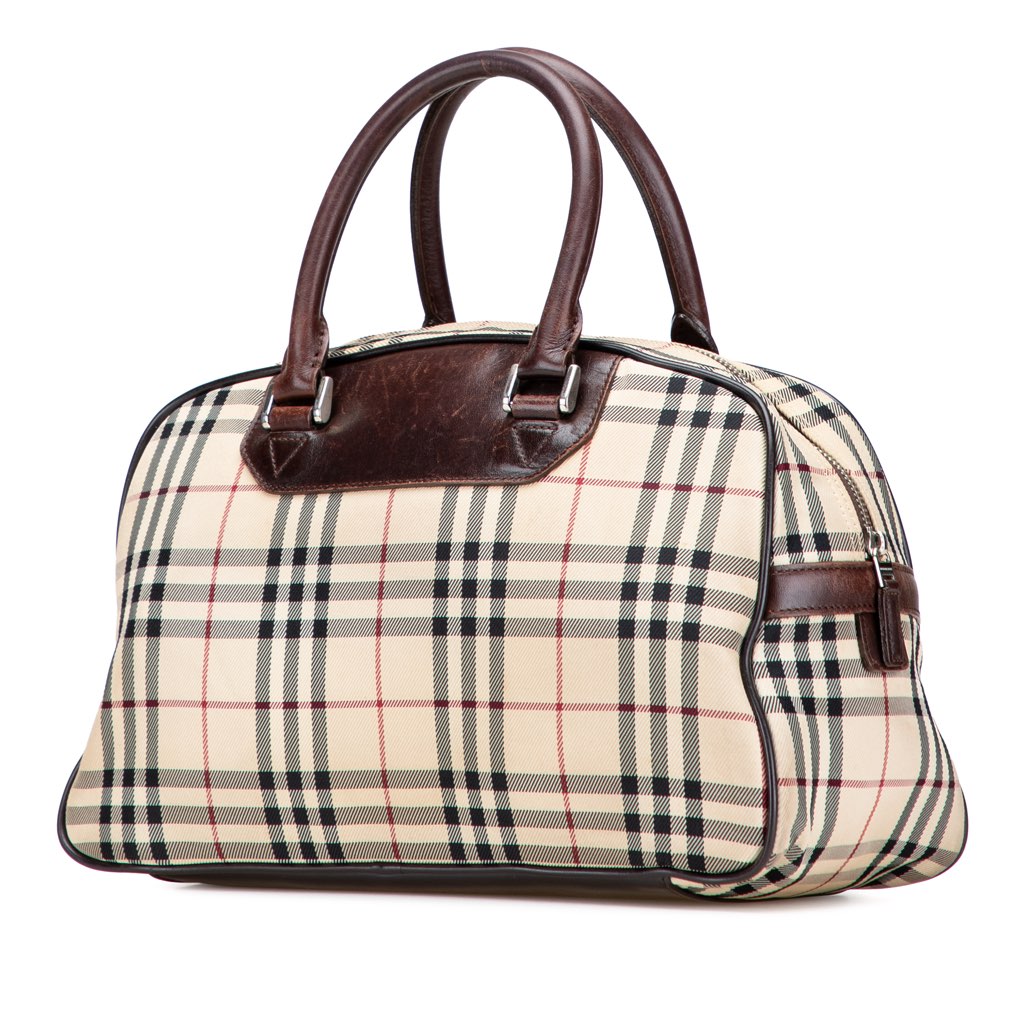 Burberry House Check Canvas Handbag - 2