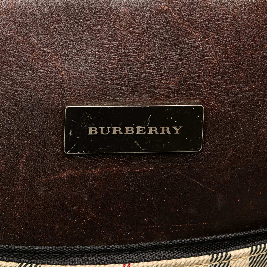Burberry House Check Canvas Handbag - 5