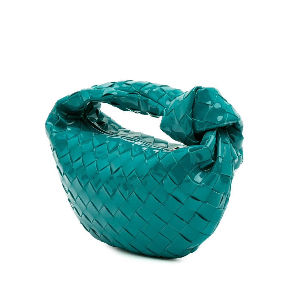 Bottega Veneta Mini Patent Intrecciato Jodie - Back view