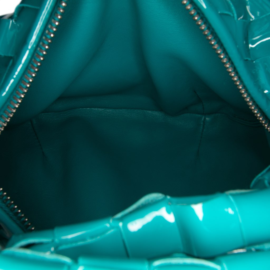 Bottega Veneta Mini Patent Intrecciato Jodie - 4