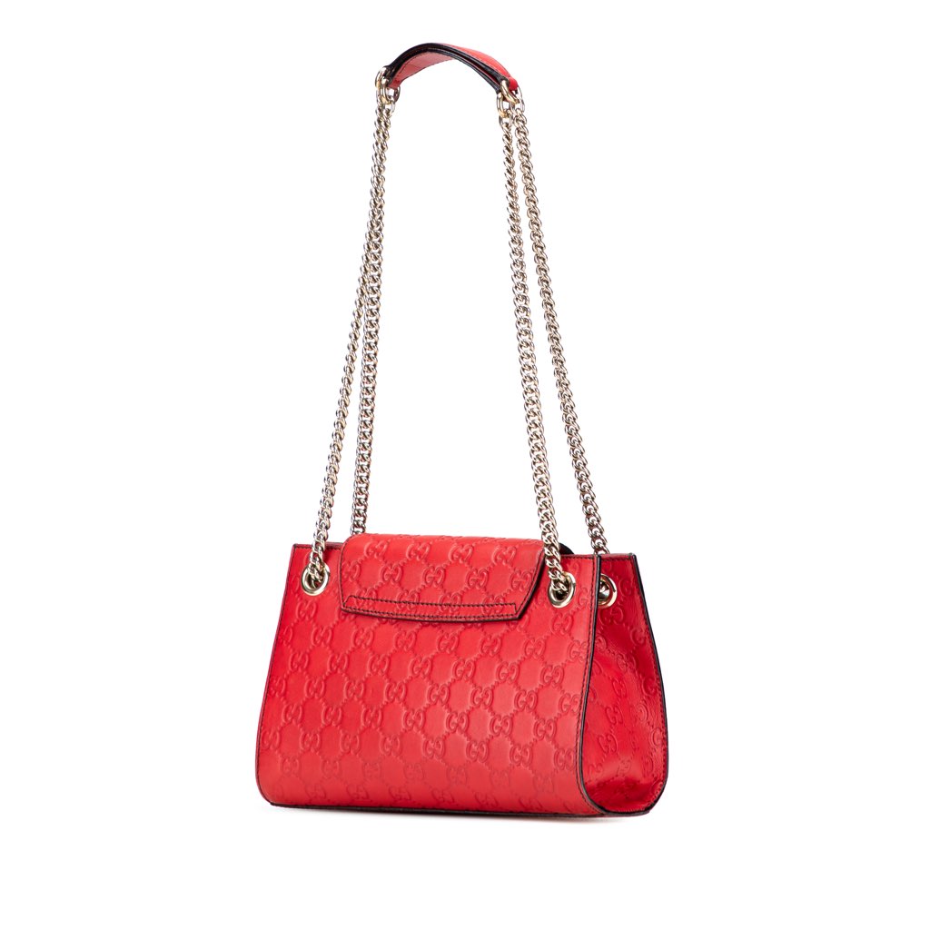 Gucci Small Guccissima Emily Shoulder Bag - Back view