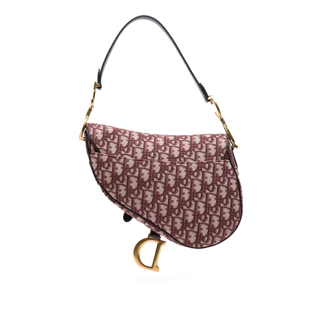 Dior Oblique Canvas Saddle Bag - 3