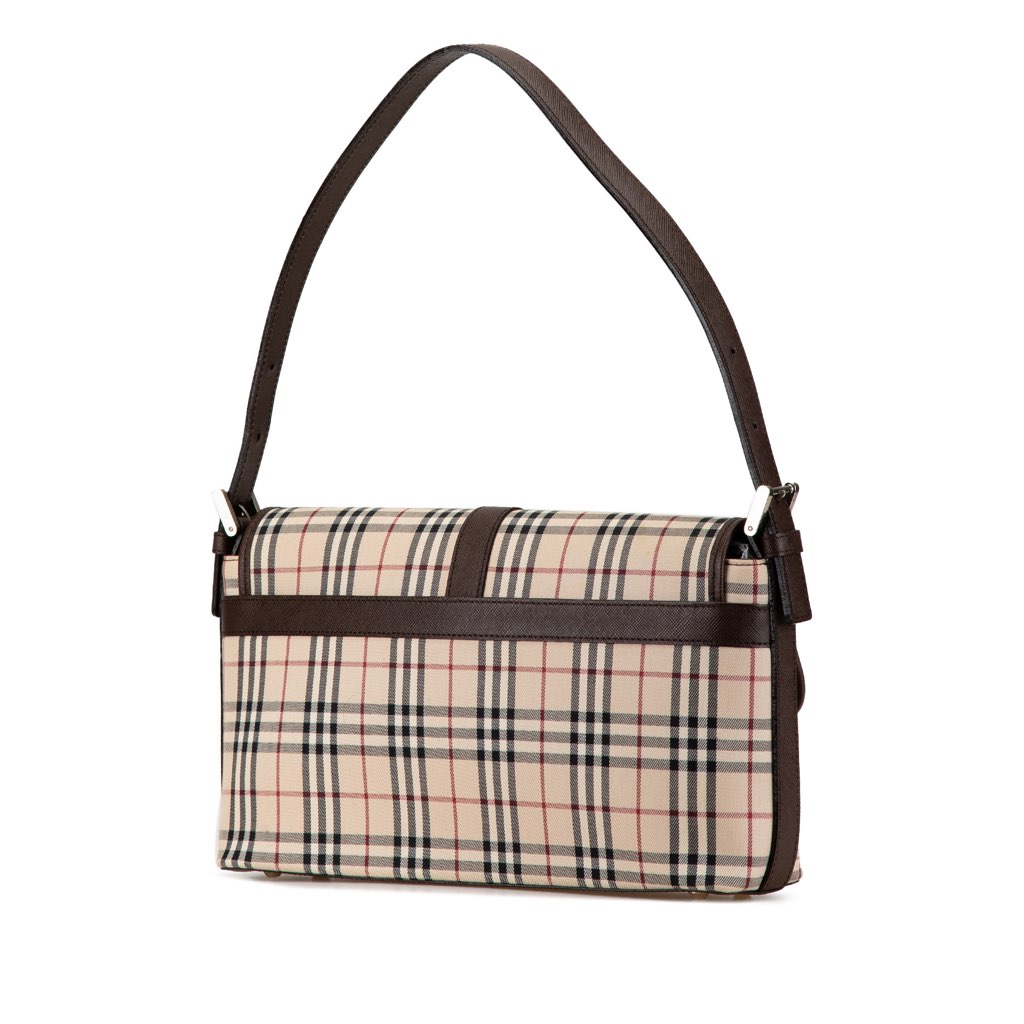 Burberry House Check Canvas Shoulder Bag - 2