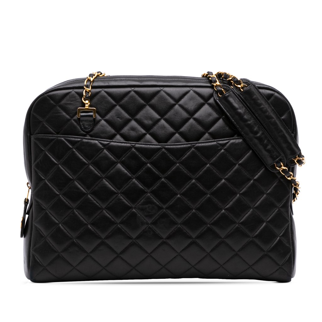 Chanel Quilted Lambskin Shoulder Bag
