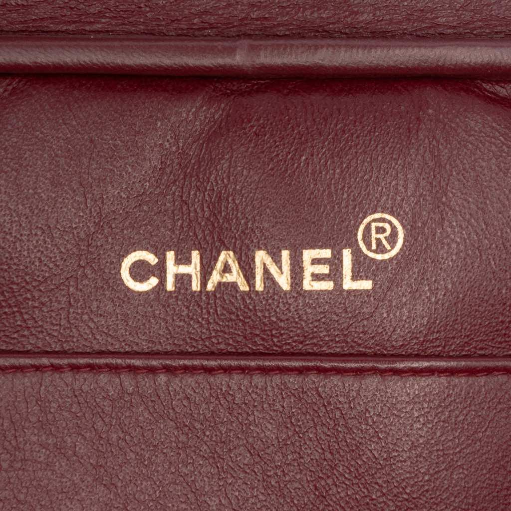 Chanel Quilted Lambskin Shoulder Bag - Side view