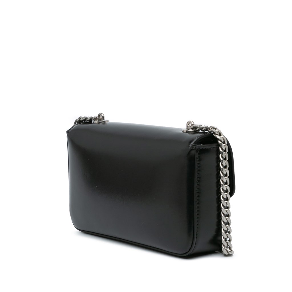 Celine Smooth Calfskin Cuir Triomphe Chain Shoulder Bag - 2