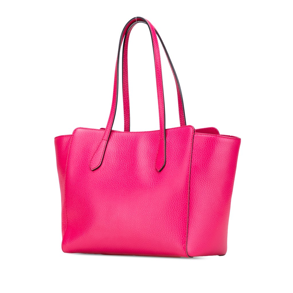 Gucci Medium Dollar Calfskin Swing Tote - Back view