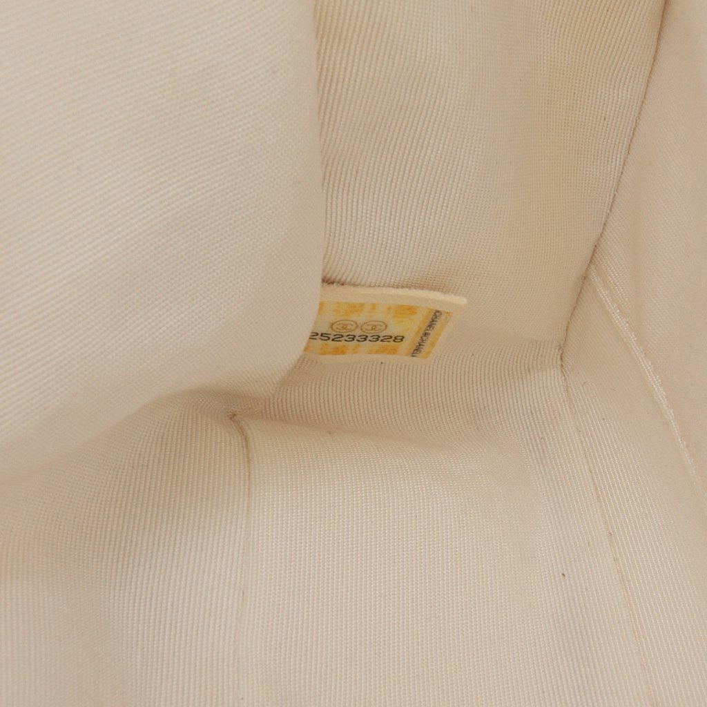 Chanel Medium Classic Printed Denim Floral Double Flap - Detail 1