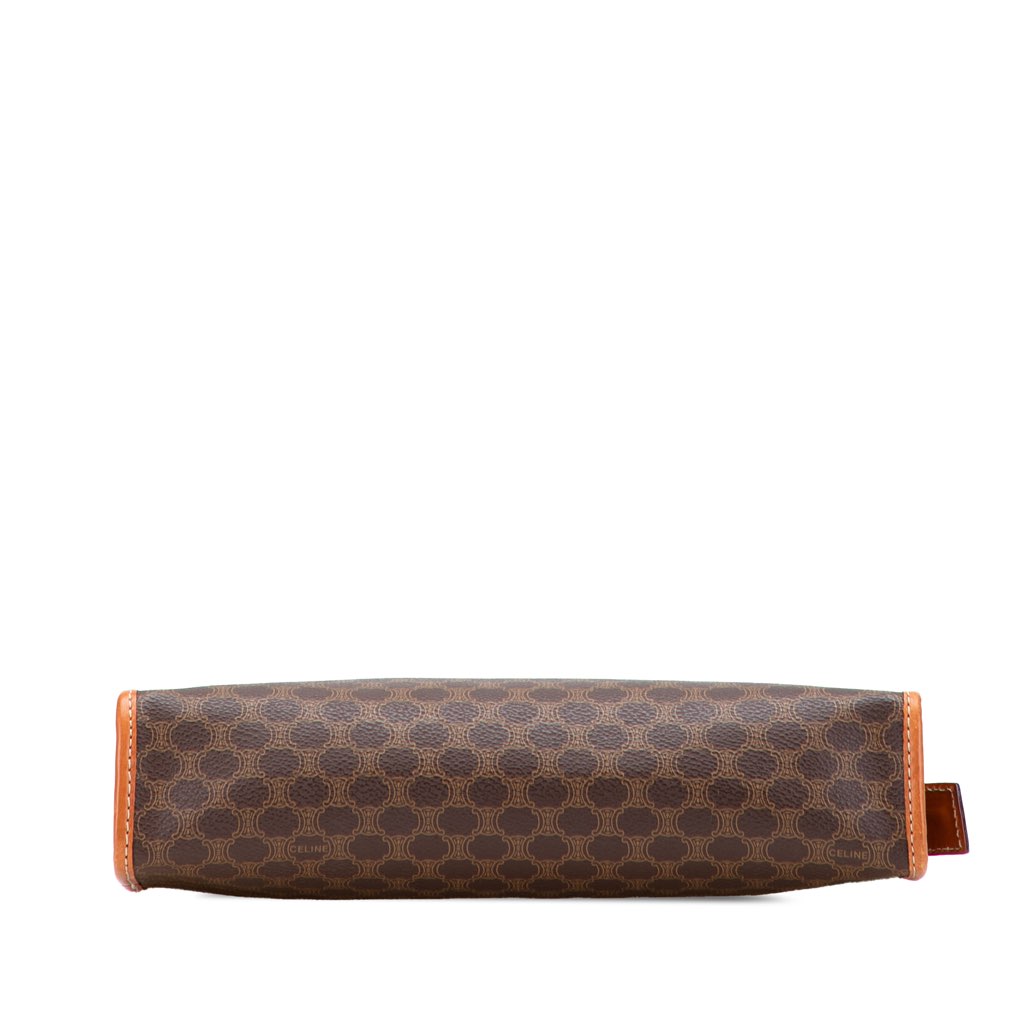 Celine Macadam Coated Canvas Clutch - 3