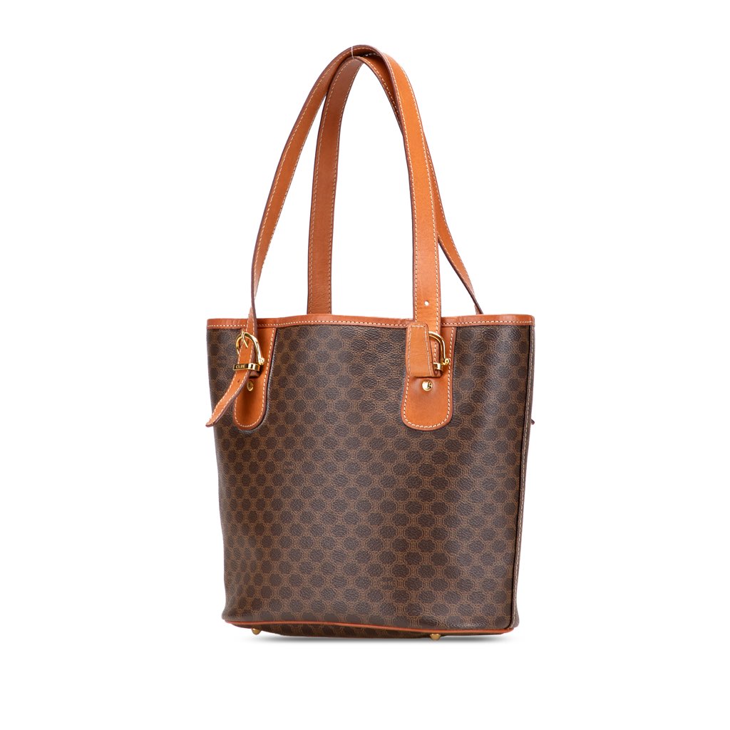 Celine Macadam Coated Canvas Tote - 2