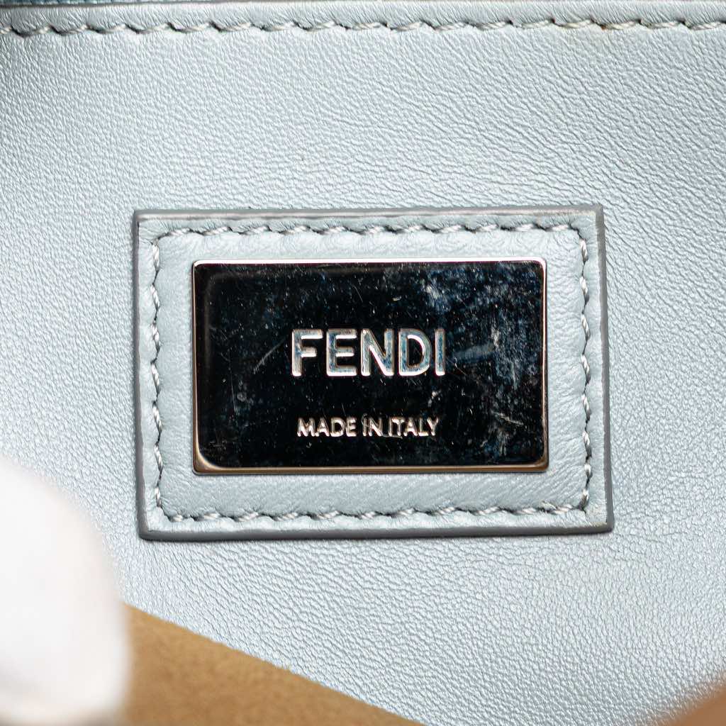 Fendi Medium Leather Selleria Peekaboo Iconic Satchel - 5