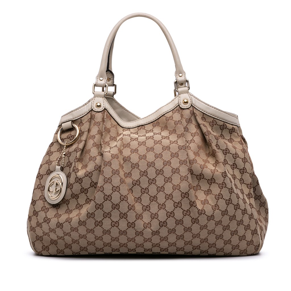 Gucci Large GG Canvas Sukey Tote