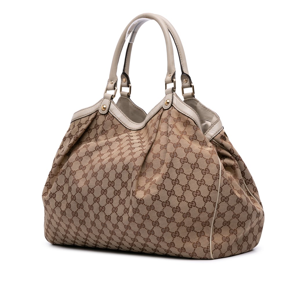Gucci Large GG Canvas Sukey Tote - 2