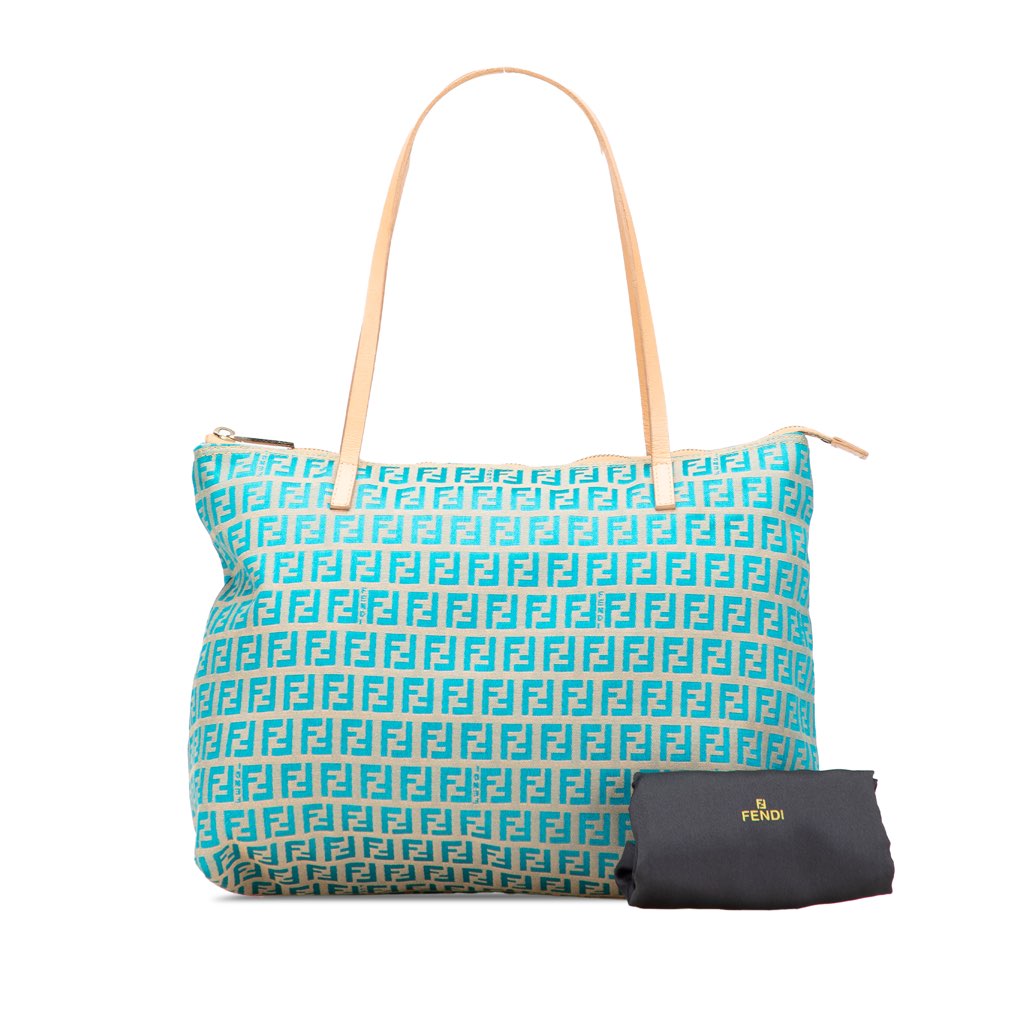 Fendi Small Zucchino Canvas Tote - Image 13